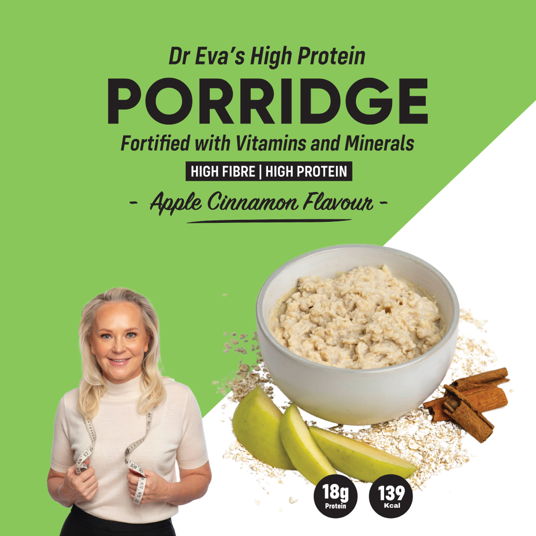 High Protein Porridge - Fortified Apple Cinnamon Flavour (7 pack)