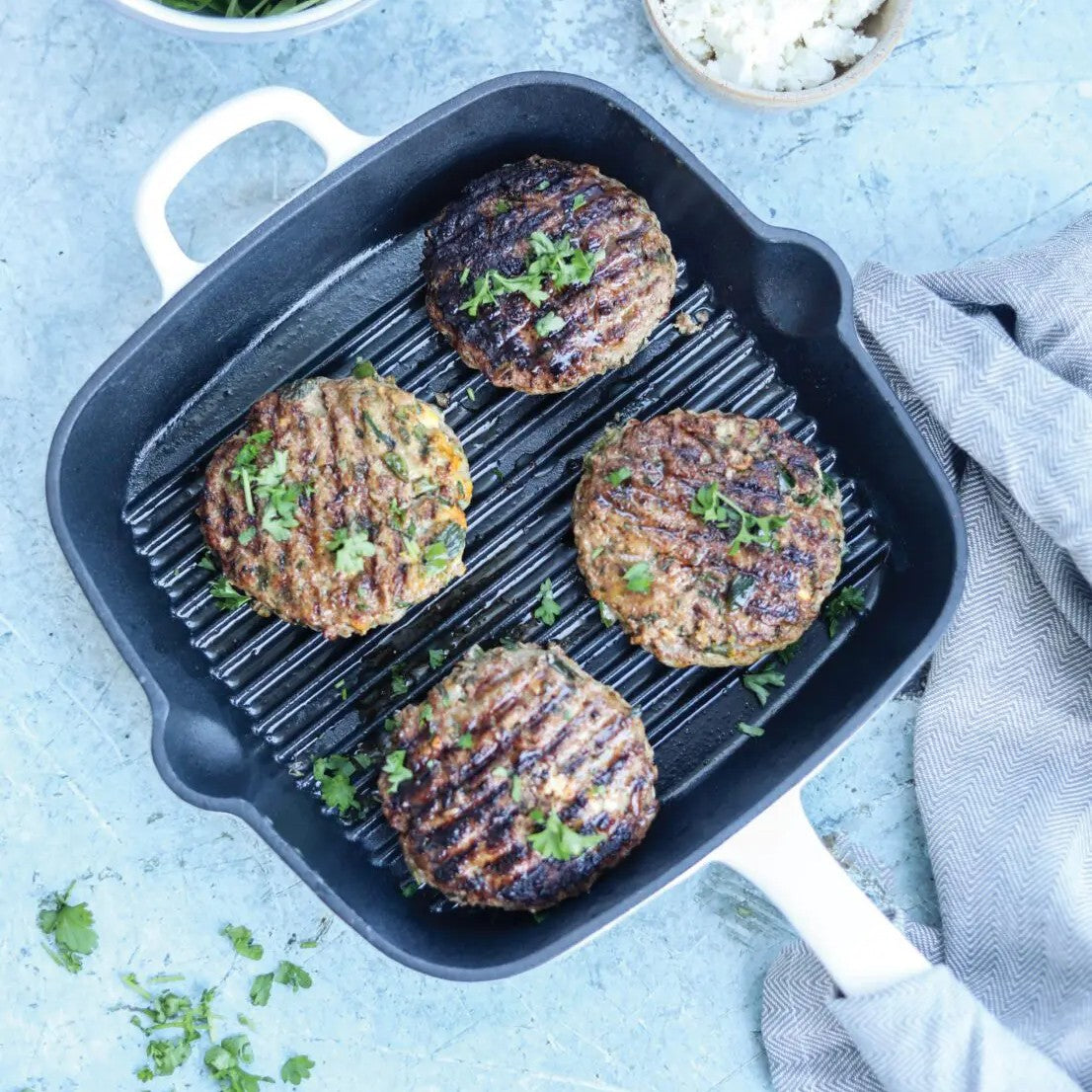 Lamb & Feta Burgers