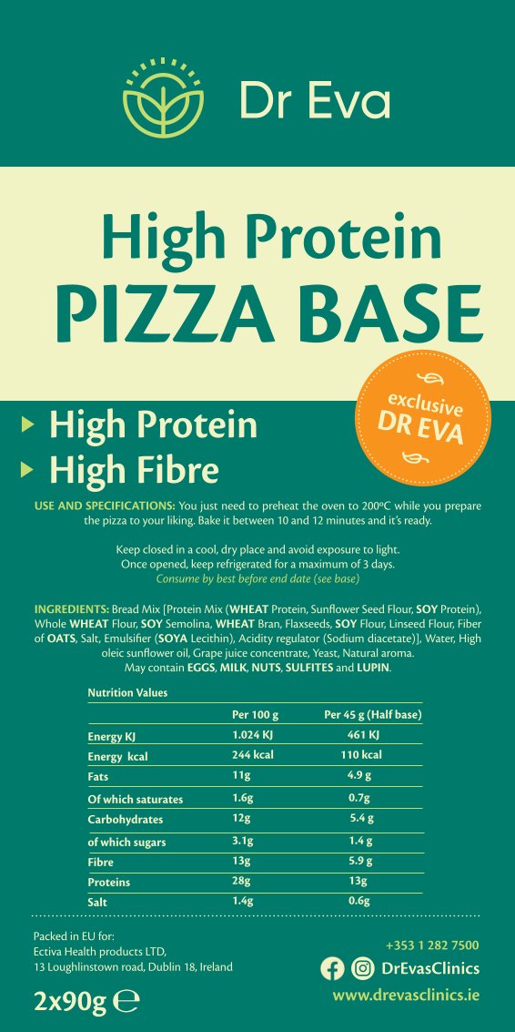 Dr Eva's Pizza Base